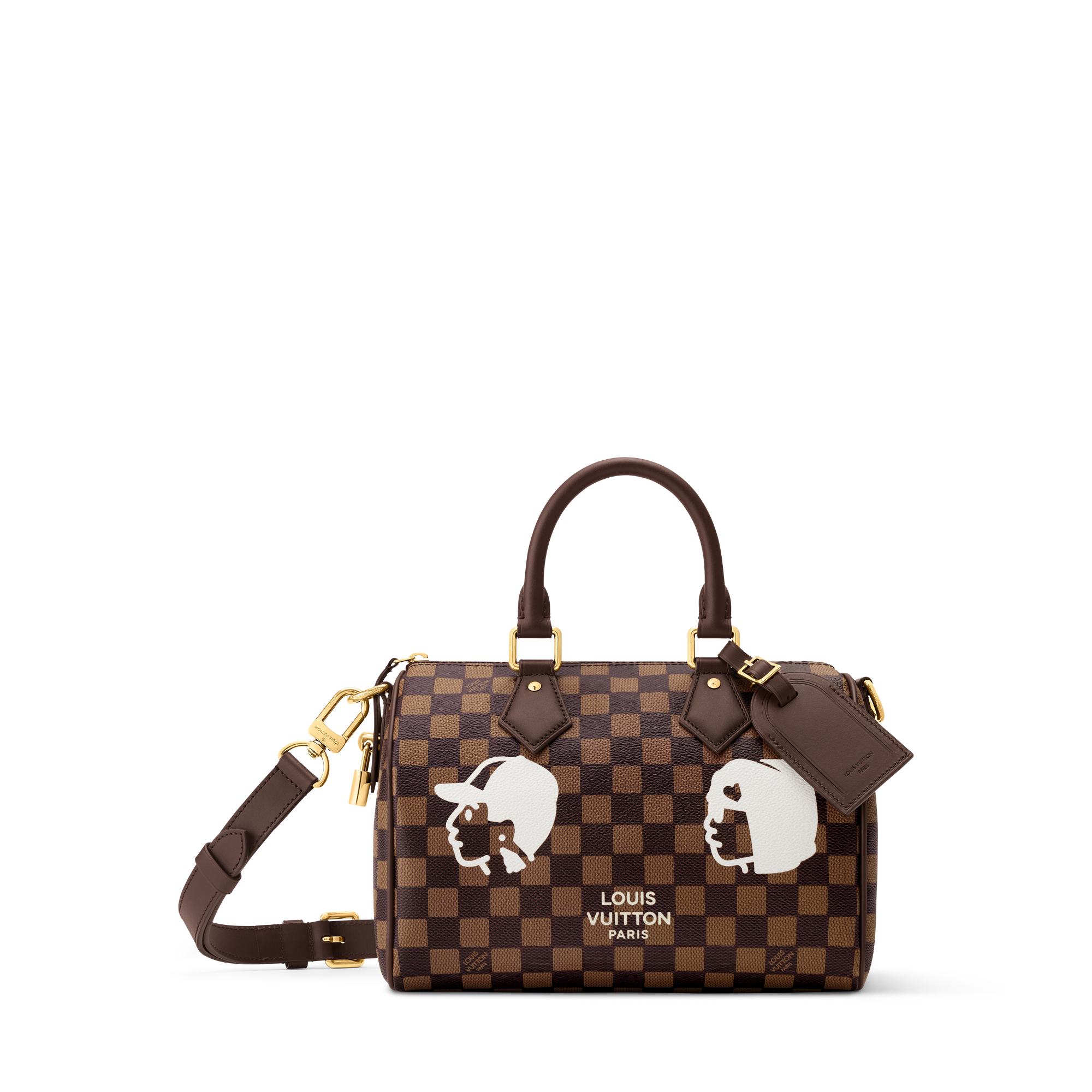 Speedy 25 Bandoulière Damier Ebene Canvas - Men Bags | LOUIS VUITTON